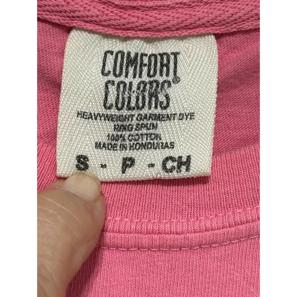 Nike PINK Comfort Colors Girls T-Shirt Bundle Blue White Pink Size Small Lot 3